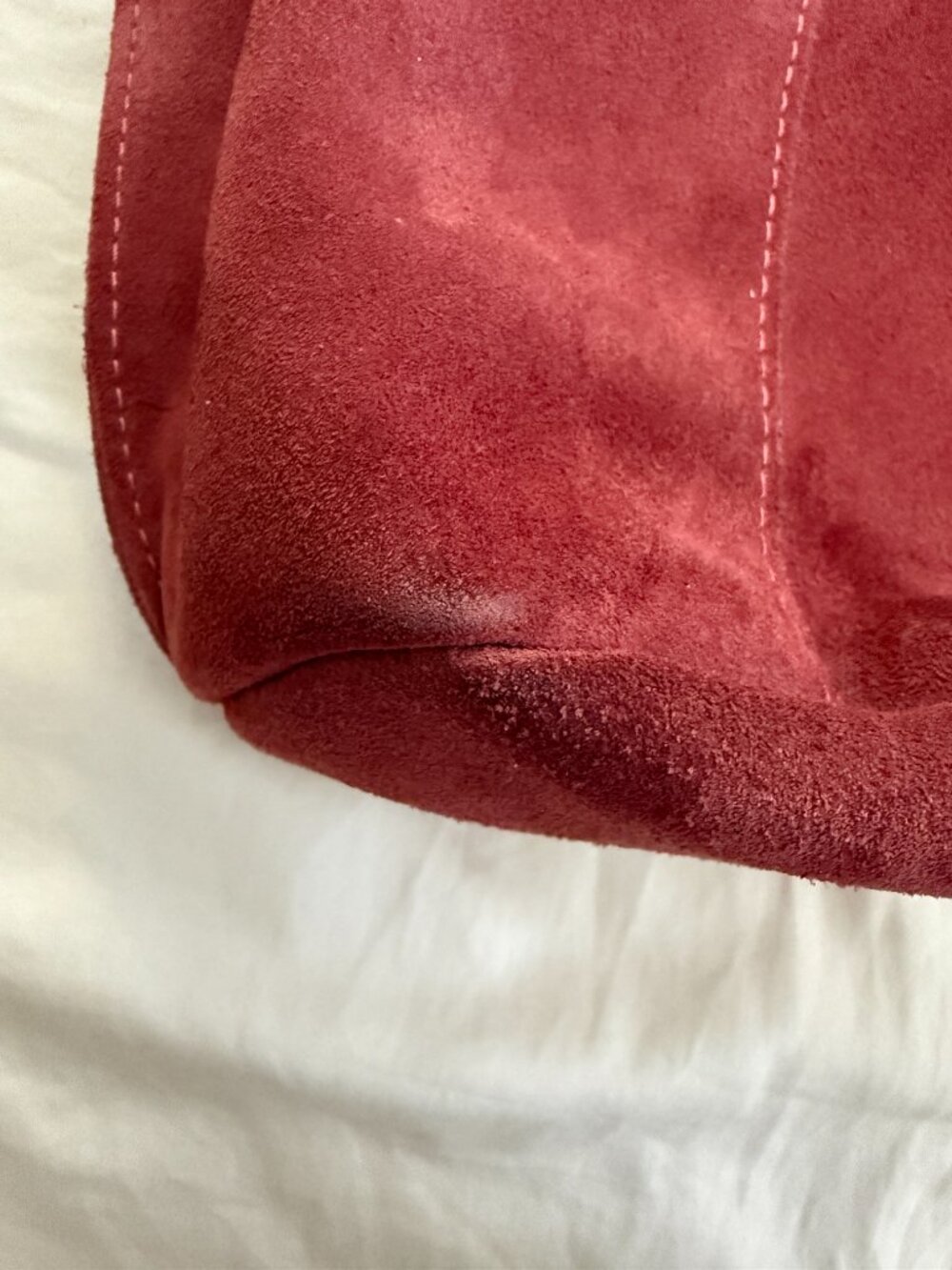 Portland Leather Devan Bag in Red Panda - Picture 6 of 7